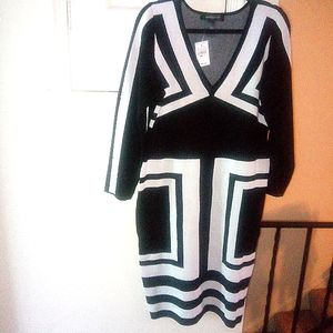 Ashley Stewart sweater knit dress size 14-16